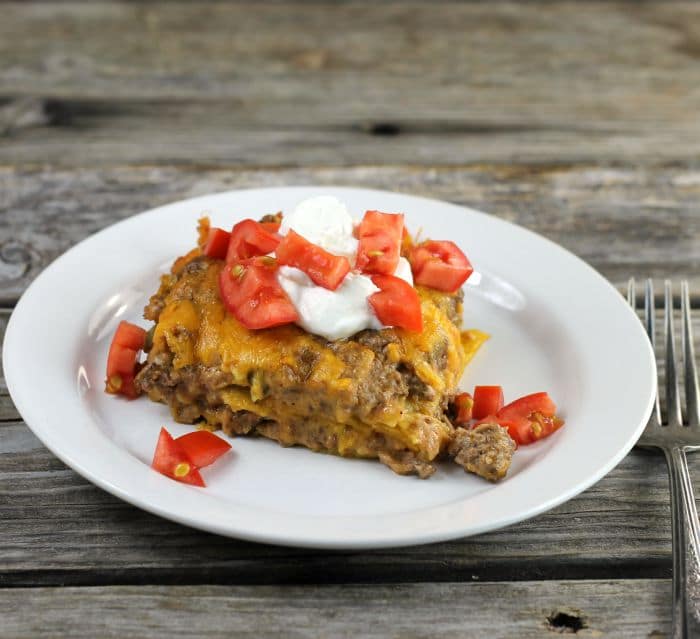 Ground Beef Tortilla Casserole