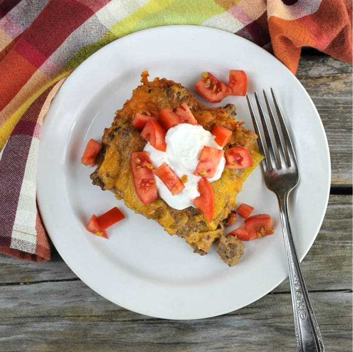 Ground Beef Tortilla Casserole