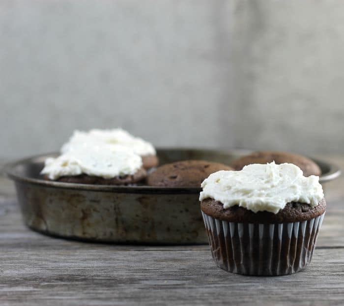 Chocolate Cupcakes with Buttercream Frosting