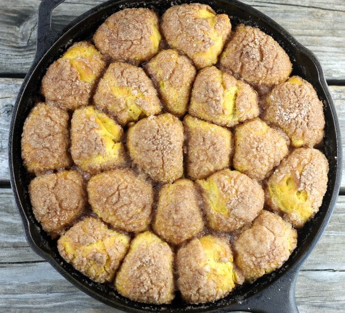 Skillet Pumpkin Monkey Bread