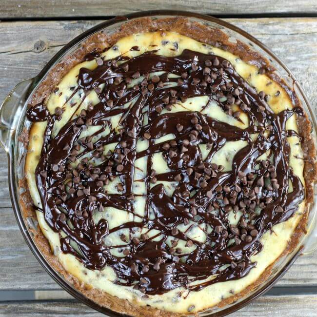 The complete brownie pie.